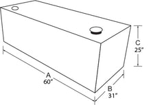 Load image into Gallery viewer, Tradesman Aluminum L-Shape Liquid Storage Tank Combo (48in. / 100 Gallon Capacity) - Brite Truck Boxes &amp; Storage Tradesman   
