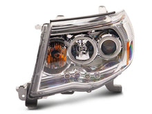 Load image into Gallery viewer, Raxiom 05-09 Toyota Tacoma Super White LED Halo Projector Headlights- Chrome Housing- Clear Lens | TT5933
