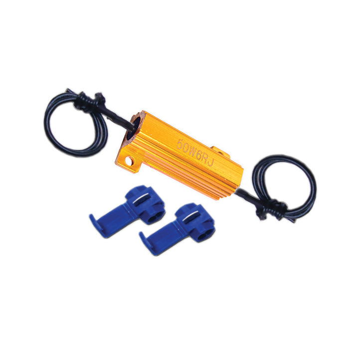 Oracle LED Load Equalizer 50w/ 6ohm Resistor for Turn Signal Rapid Flash SEE WARRANTY Light Accessories and Wiring ORACLE Lighting