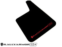 Load image into Gallery viewer, Rally Armor Universal Fit (No Hardware) UR Plus Black UR Mud Flap w/ Grey Logo Mud Flaps Rally Armor   
