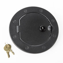 Load image into Gallery viewer, Rugged Ridge 07-18 Jeep Wrangler JK Textured Black Locking Gas Cap Door Rugged Ridge
