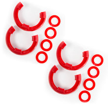 Load image into Gallery viewer, Rugged Ridge 3/4in Red D-Ring Isolator Kit Rugged Ridge
