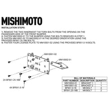 Load image into Gallery viewer, Mishimoto 2021+ Ford Bronco Modular Bumper License Plate Relocation License Plate Relocation Mishimoto
