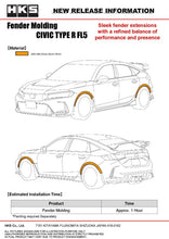 Load image into Gallery viewer, HKS Fender Molding FL5 | 53004-AH005
