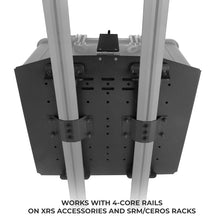 Load image into Gallery viewer, Go Rhino XVenture Gear Hard Case Mount Medium 18in. (Mount ONLY for XRS/SRM Racks) - Tex. Blk Cargo Boxes &amp; Bags Go Rhino   

