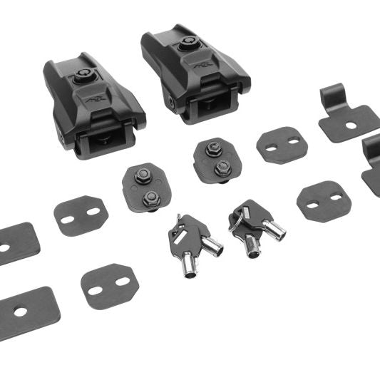 Rugged Ridge Locking Hood Catch Kit 07-18 Jeep Wrangler JKU / 18-22 Wrangler JL Rugged Ridge