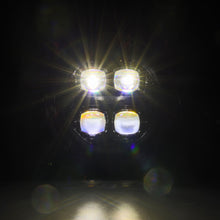 Load image into Gallery viewer, AlphaRex 18-23 Jeep Wrangler JL/Gladiator JT LED Proj Headlights Black w/ Activ Light/Seq Signal/DRL AlphaRex
