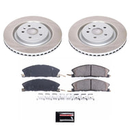 Power Stop 13-19 Lincoln MKT Front Semi-Coated Rotor Kit Brake Kits - Performance Blank PowerStop   