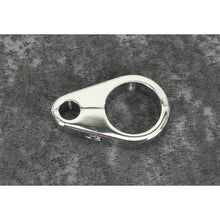 Load image into Gallery viewer, Bikers Choice 1 1/8 Inch Chrome Plain Clutch Cable Clamp | 489799
