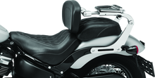 Load image into Gallery viewer, Kuryakyn Fixed Mounts Multi-Purpose Driver &amp; Passenger Backrest 18-Up Softail Black Misc Powersports Kuryakyn   
