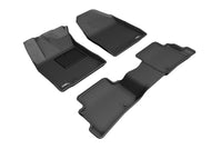3D MAXpider 2019-2019 Hyundai Ioniq Electric Kagu 1st & 2nd Row Floormats - Black | L1HY09001509