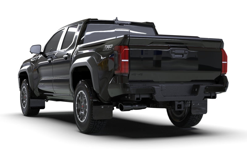 Rally Armor 2024 Toyota Tacoma Gen 4 Black UR Mud Flap w/Metallic Black Logo Mud Flaps Rally Armor   