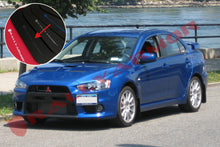 Load image into Gallery viewer, Rally Armor 08-17 Mitsubishi EVO X Black UR Mud Flap w/ Grey Logo Mud Flaps Rally Armor   
