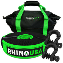 Load image into Gallery viewer, Rhino USA Shackle Kits Rhino USA 30Ft Tow Strap/Shackles Combo
