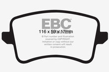 Load image into Gallery viewer, EBC 09-11 Audi A4 2.0 Turbo Ultimax2 Rear Brake Pads Brake Pads - OE EBC   
