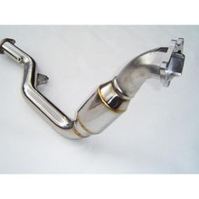 Load image into Gallery viewer, Invidia 05+ AT LGT Polished Divorced Waste Gate Downpipe with High Flow Cat
