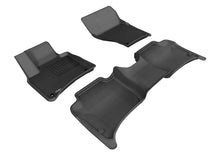 Load image into Gallery viewer, 3D MAXpider 2011-2017 Volkswagen Touareg Kagu 1st &amp; 2nd Row Floormats - Black | L1VW05401509
