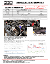 Load image into Gallery viewer, HKS Cold Air Intake Box Kit ZN8/ZD8 | 70026-AT010
