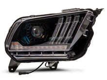 Load image into Gallery viewer, Raxiom 10-12 Ford Mustang LED Projector Headlights SEQL Turn Signals- Blk Housing (Clear Lens) Headlights Raxiom
