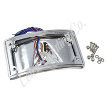 Load image into Gallery viewer, Letric Lighting Perfect Plate Light Chrome Curved License Plate Frame - Universal License Frame Letric Lighting   
