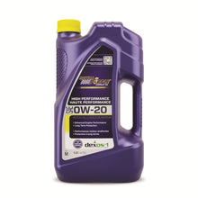Load image into Gallery viewer, Royal Purple Synthetic High Performance 0W-20 Motor Oil (Canada) - 5 Quart Royal Purple
