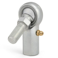 QA1 H Series 3-Pc Rod End - Female/Right Hand - .375in Bore x 3/8-24 w/Stud & Zerk - Alloy Steel | HFR6SZ