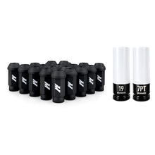 Load image into Gallery viewer, Mishimoto Steel Locking Lug Nuts M14x1.5 20pc Set Black
