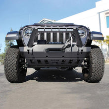 Load image into Gallery viewer, Westin 18-19 Jeep Wrangler JL Front Bumper Skid Plate - Textured Black Westin
