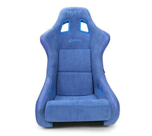 Load image into Gallery viewer, NRG FRP Bucket Seat (Medium) Prisma-Chromatic Royal Blue Vegan Suede w/ Chameleon Back
