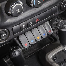Load image into Gallery viewer, Rugged Ridge Lower Console Switch Panel 11-18 Jeep Wrangler JK/JKU Rugged Ridge
