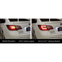 Load image into Gallery viewer, Diode Dynamics 15-19 Subaru Legacy Tail as Turn +Backup Module (USDM) Stage 1
