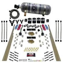 Load image into Gallery viewer, Nitrous Express 8 Cyl Dry Direct Port Dual Stage 4 Solenoids Nitrous Kit (200-600HP) w/Comp Bottle Nitrous Systems Nitrous Express

