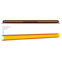 Load image into Gallery viewer, Borne Off-Road Light Bar Cover Single Row 40in Amber Borne Off-Road
