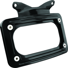 Load image into Gallery viewer, Kuryakyn Curved License Plate Mount Black Misc Powersports Kuryakyn   
