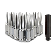 Mishimoto Mishimoto Steel Spiked Lug Nuts M14 x 1.5 24pc Set Chrome Lug Nuts Mishimoto   