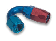 Earl's Performance Earl's 150 Degree Swivel-Seal® Hose End -8 AN - Red/Blue - Clamshell Package 815008ERLP