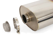 Load image into Gallery viewer, GReddy - Universal Titanium Oval Muffler 2.5in ID Muffler Inlet | 11003525
