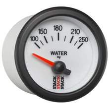 Load image into Gallery viewer, AutoMeter Gauges Autometer Stack 52mm 100-250 Deg F 1/8in NPTF Electric Water Temp Gauge - White
