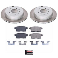 Power Stop 07-12 Mazda CX-7 Rear Semi-Coated Rotor Kit Brake Kits - Performance Blank PowerStop   
