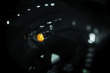 Load image into Gallery viewer, Kuryakyn Super Bright LED Mini Bullet Lights Amber Gloss Black Misc Powersports Kuryakyn   
