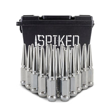 Load image into Gallery viewer, Mishimoto Mishimoto Steel Spiked Lug Nuts M12 x 1.5 24pc Set Chrome Lug Nuts Mishimoto   
