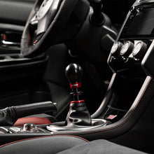 Load image into Gallery viewer, Cobb Subaru 6-Speed Weighted COBB Shift Knob - Black (Incl. Both Red + Blk Collars) Shift Knobs COBB
