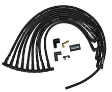 Load image into Gallery viewer, Moroso Chevrolet Small Block (w/Jesel) Ignition Wire Set - Ultra 40 - Sleeved - 90 Degree - Black Moroso
