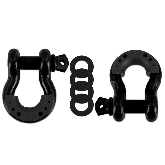 Borne Off-Road Borne D-Ring Shackle Set Black Borne Off-Road