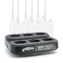 Load image into Gallery viewer, Rugged Radios Audio Rugged Radios 6-Pack Bank Charger for Handheld Radios R1
