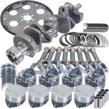 Load image into Gallery viewer, Eagle Chevy 305 1Pc 3.480in Crank 5.700in I-Beam Rods 3.766in Pistons 153 Tooth FP Balanced Assembly Eagle
