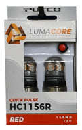 Putco LumaCore 1156 Red - Pair (x3 Strobe w/ Bright Stop) Tail Lights Putco