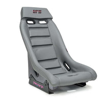 Load image into Gallery viewer, NRG GT Retro Bucket Seat -Gunmetal PVC Leather Gunmetal Stitching Multicolor Fiberglass Back Glitter | PRI-150GM
