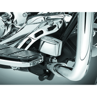 Kuryakyn Rear Master Cylinder Cover 99-07 Touring, 00-17 Softail Models Chrome | 9128