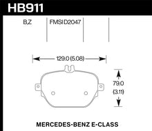 Load image into Gallery viewer, Hawk 17-18 Mercedes-Benz E43 AMG 4Matic 3.0L Performance Ceramic Street Rear Brake Pads Brake Pads - Performance Hawk Performance   
